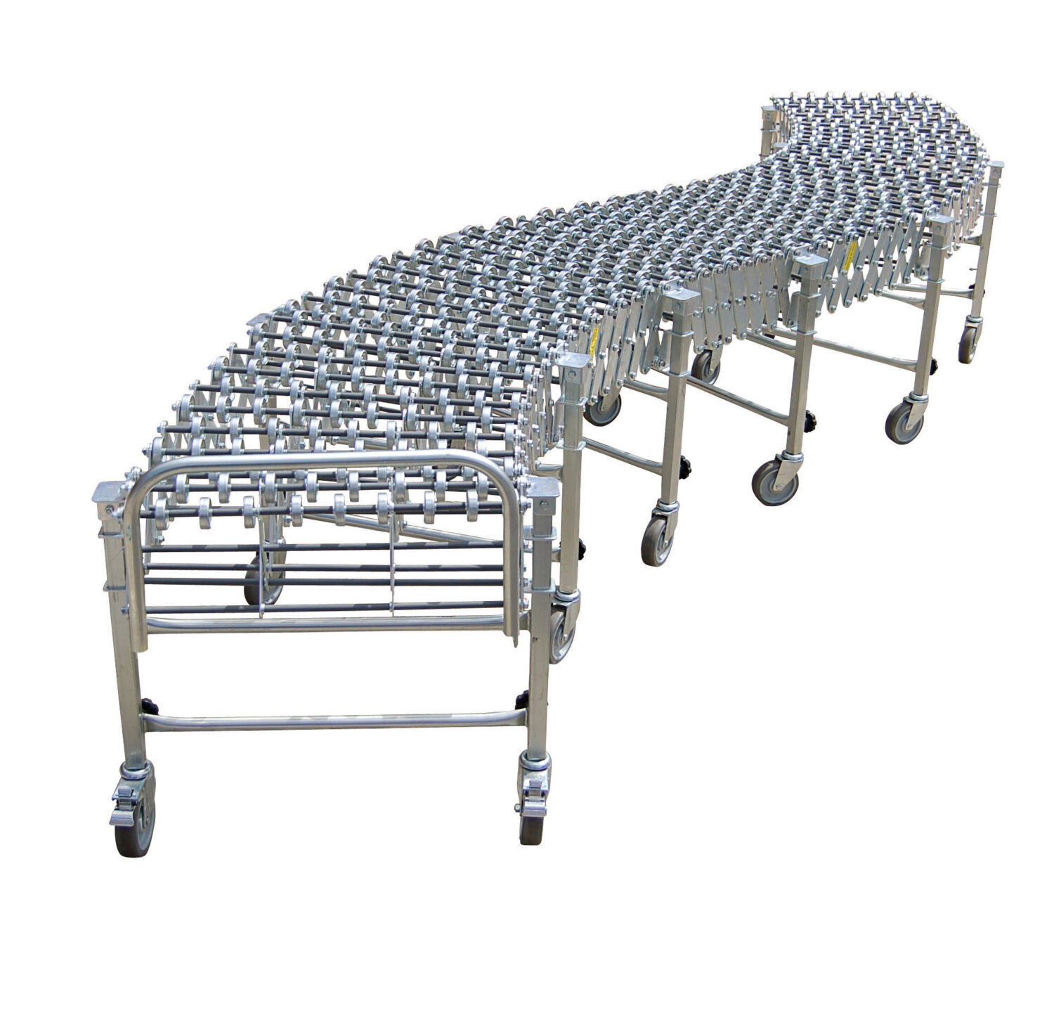 Mild Steel Flexible Gravity Roller Conveyor Image Placeholder
